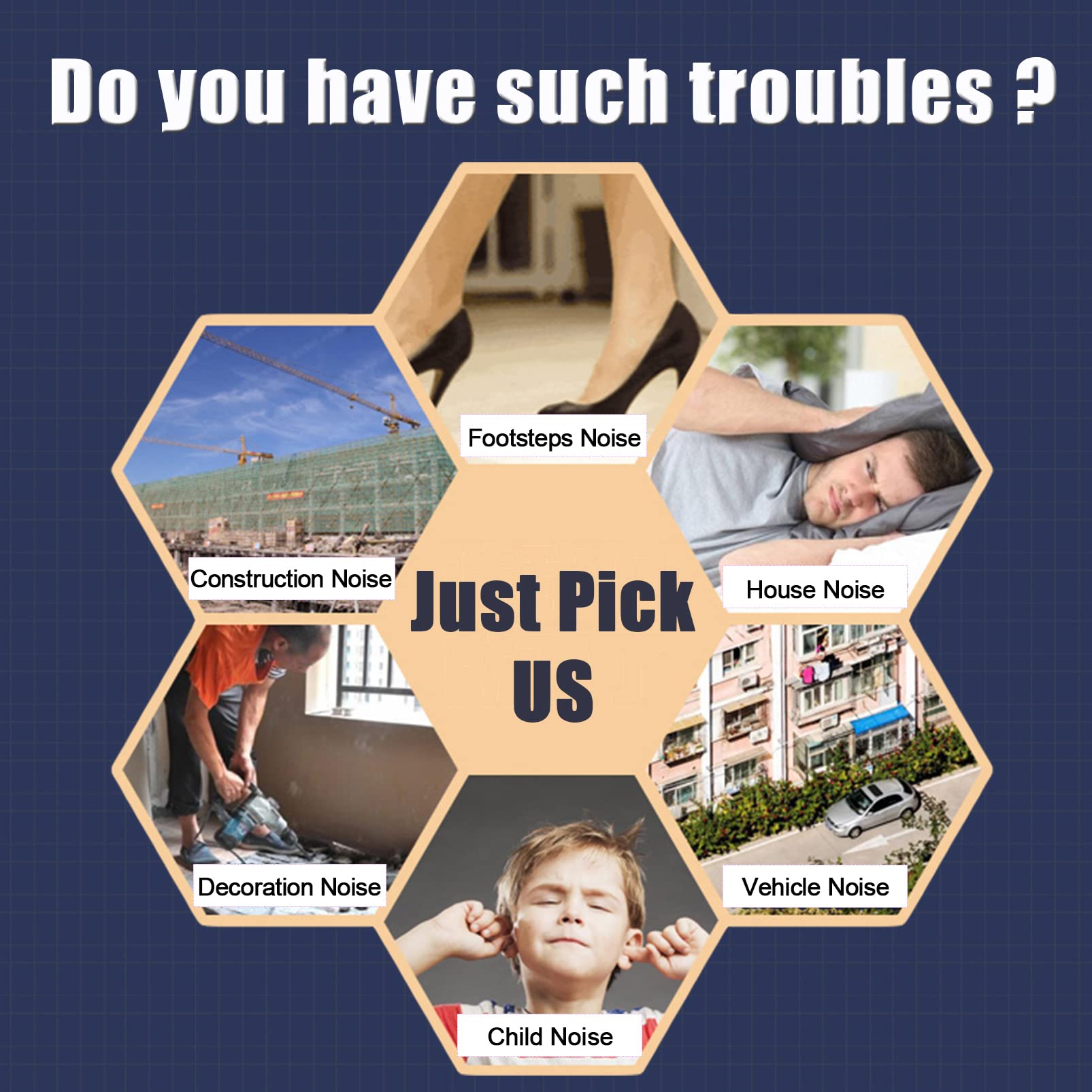 WENGWEI 52 Pack Acoustic Foam Panels,1'' x 12'' x 12''Acoustic Wedge Studio Foam Sound Absorption Wall Panels (Black)